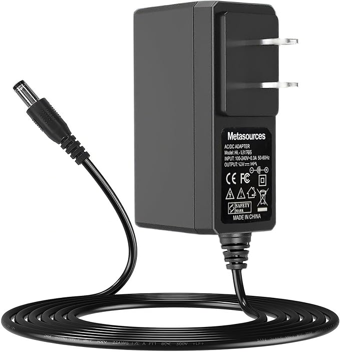 12V Adapter for Purivortex AC400 AC300 AC201B Air Purifier HEPA Filter | by Metasources