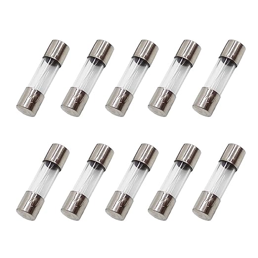 10Pcs F25AL250V 5X20MM 25A Fast Blow Fuse 25 Amp 250V Glass Cartridge Fuse by COMPSTUDIO