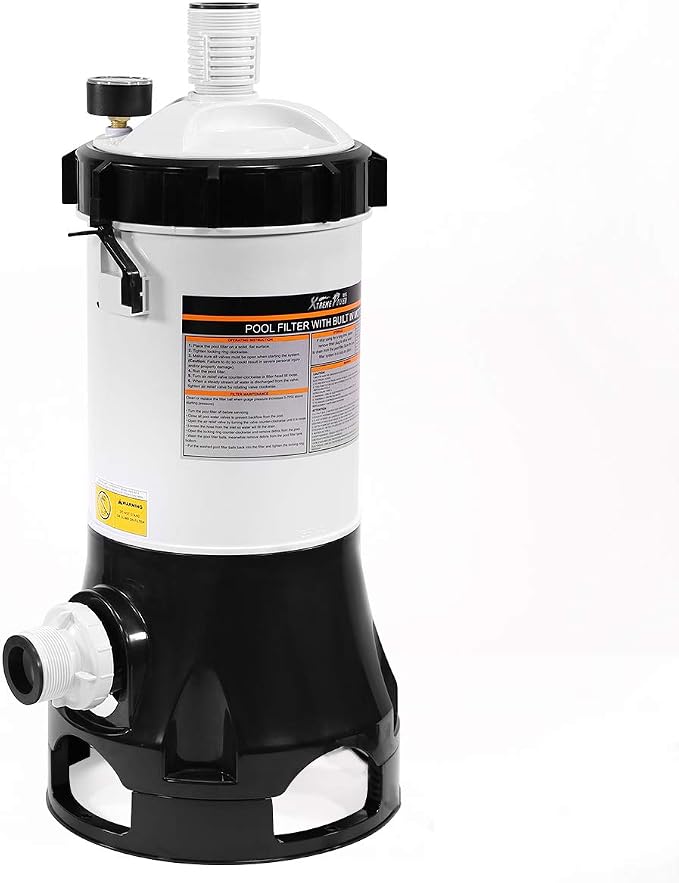 XtremepowerUS Pool Cartridge Filter System w/Built-in Pump - Image 2