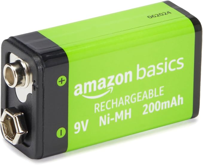 Amazon Basics 4-Pack Rechargeable 9 Volt Ni-MH Batteries, 200 mAh, Pre-Charged - Image 3