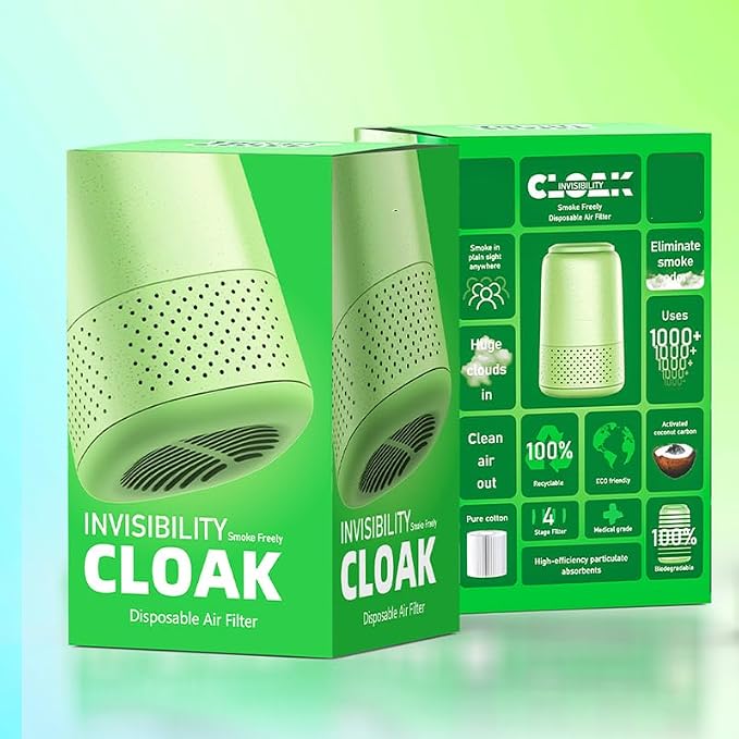 1pc, Portable Smoking Air Purifier, Disposable Air Filter, Remove Secondhand - Image 5