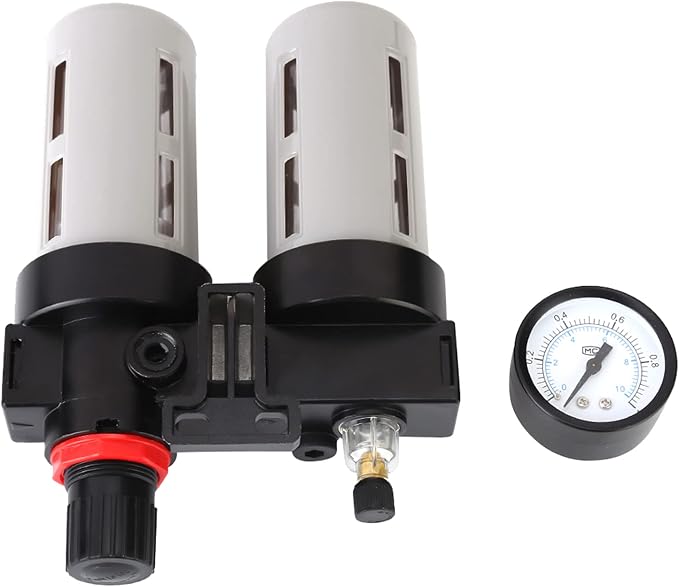 PT1/2 Compressor Filter Kit High Efficiency Air Pressure Regulator - Image 9