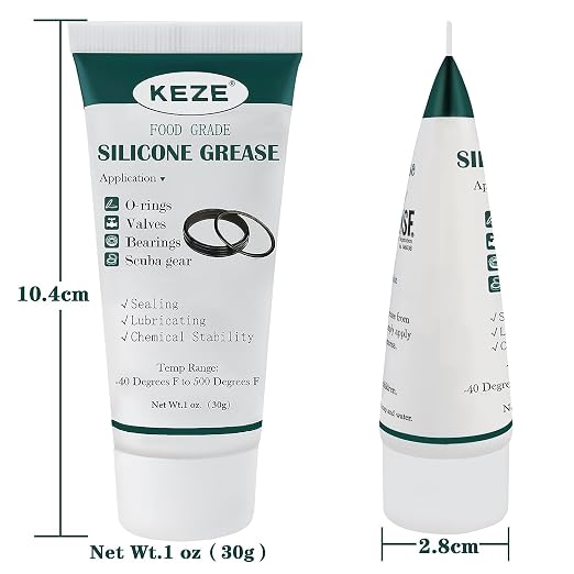 KEZE Food Grade Silicone Grease Pool Lube Tube O Rings Lubricant - Image 3