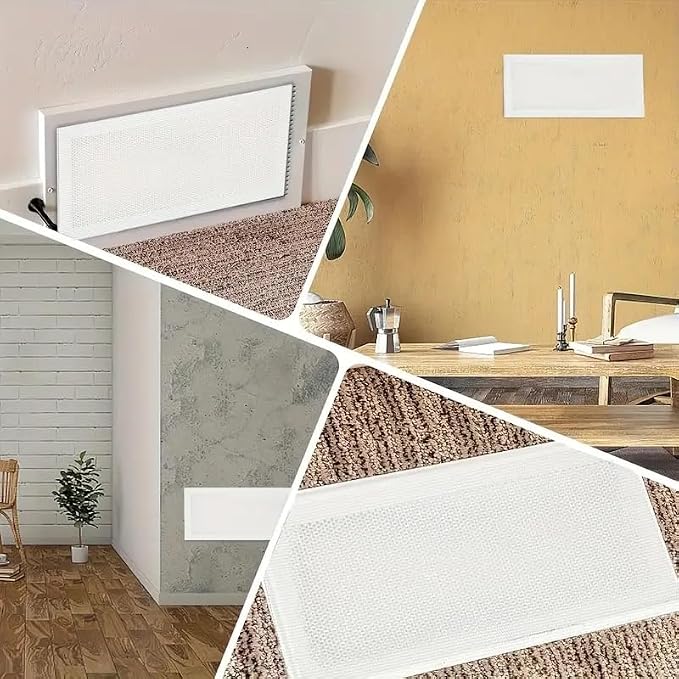 6-Pack White Magnetic Vent Covers 4.7x10.2 Inch - Image 5