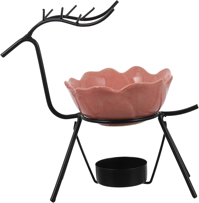 Rose Deer Iron Art Incense Burner by CONGARTENO