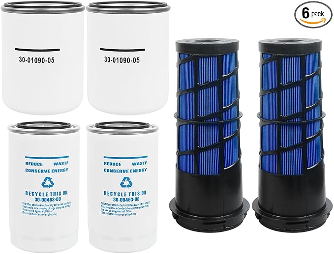 2SET 30-00471-20 30-01090-05 30-00463-00 Air/Oil/Fuel Filter Maintenance by SEGULER