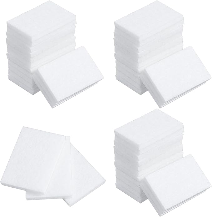 50 Pack Unscented Aroma Pads, 1.2x0.9" White Aroma Oil Refill Pads Aromatherapy by Unknown