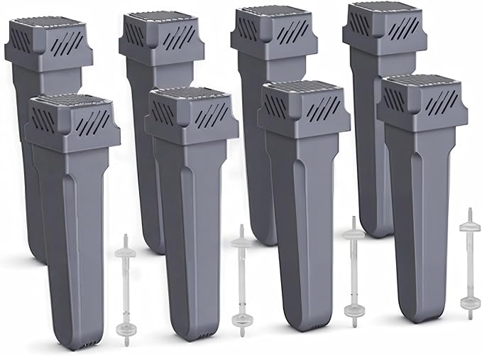 8-Pack Replacement Activated Carbon Filter Elements and Directional Check Valves by Unknown