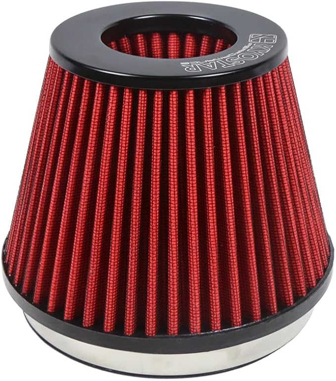 KYOSTAR Universal 6" High-Flow Air Filter, Reusable Cone Cold Air Intake by Kyostar