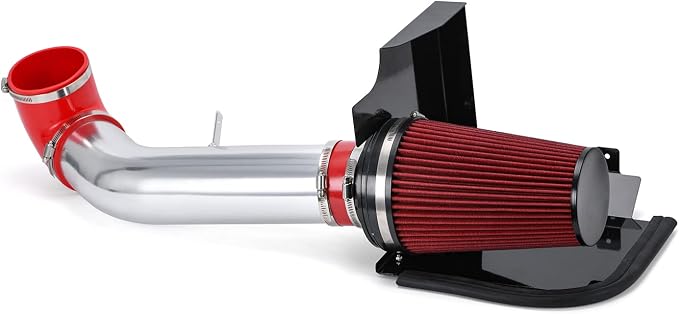 PTNHZ 4" Cold Air Intake Filter w/Heat Shield Kit Compatible by PTNHZ