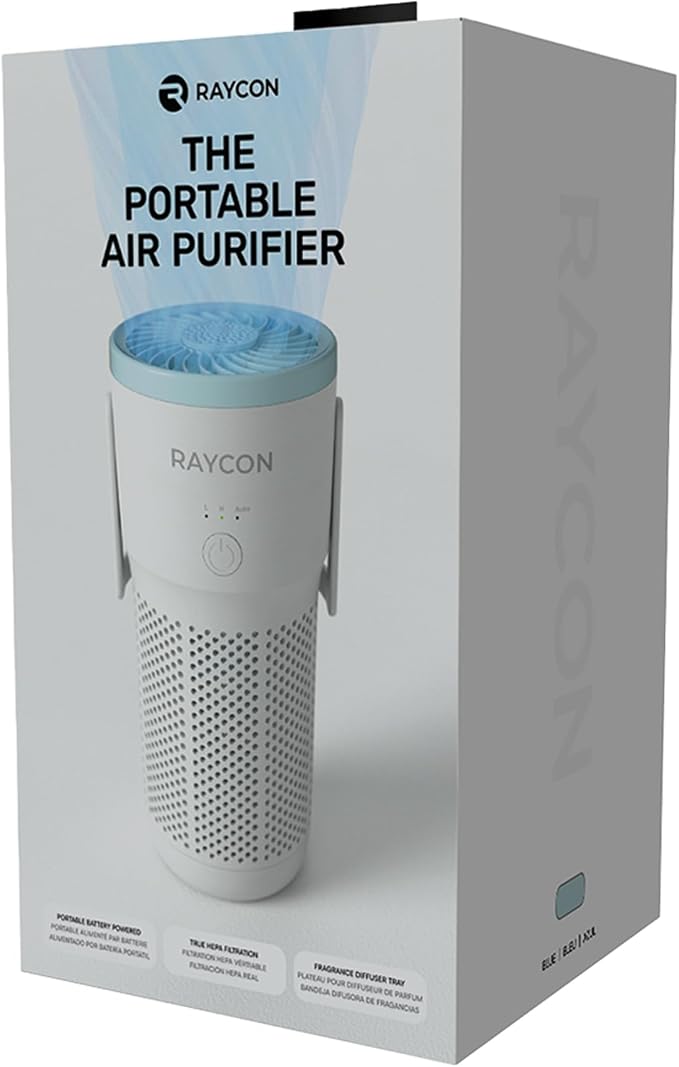 Raycon Portable Air Purifier, H13 Replaceable Hepa Filter, Adjustable Speeds - Image 8