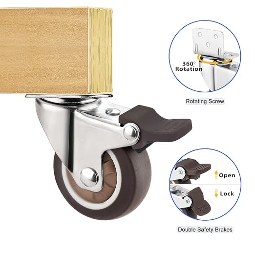 Heavy Duty Casters Set of 4 - Image 5