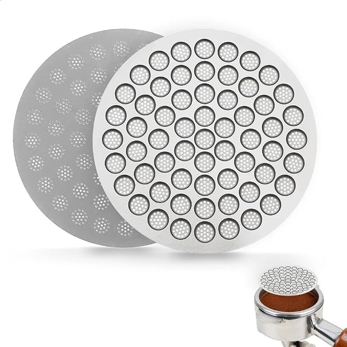 watchget 51mm Espresso Puck Screen Reusable Mesh Coffee Filter 0.8mm Thickness by watchget