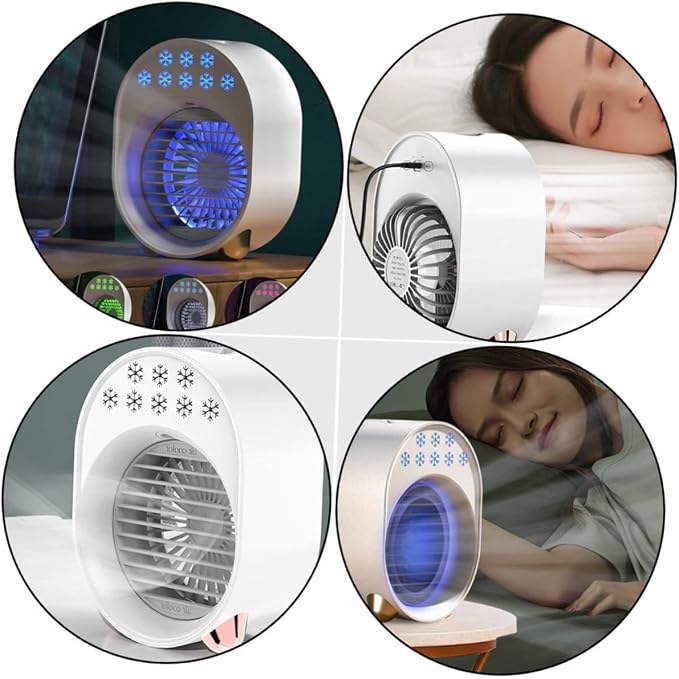 Cabilock 1pc Usb Desktop Air Cooler Conditioner Fan Multi-filtering Compact - Image 7