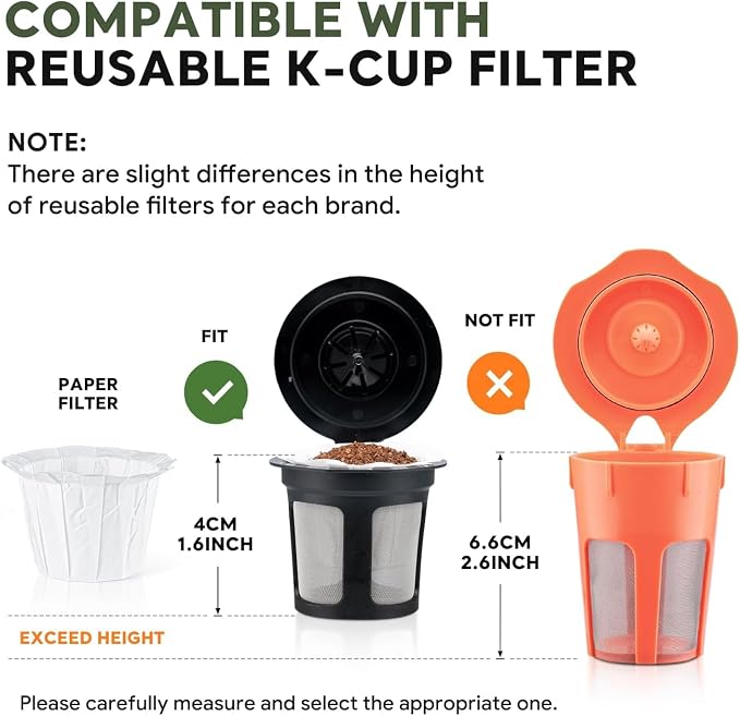 Disposable Paper Coffee Filters K Cup Paper Filters - Image 4