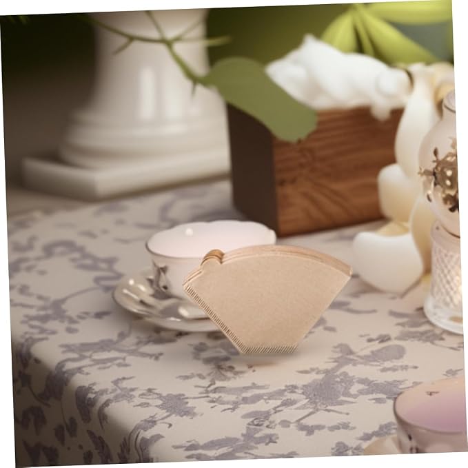 Luxshiny 200pcs Unbleached Disposable Coffee Filters - Image 4