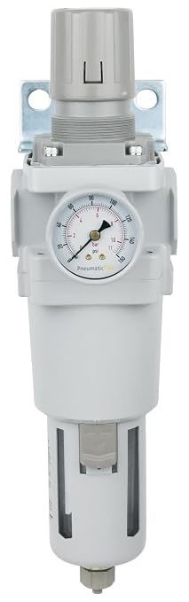 PneumaticPlus SAW600-N10BG Compressed Air Filter Regulator Piggyback Combo 1" - Image 2