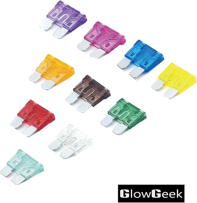 100pcs Assorted Auto Car Truck Standard Blade Fuse Assortment 2A 3A 5A 7.5 A - Image 5