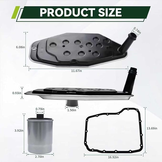 YEEDO 45RFE 545RFE 68RFE Transmission Filter Oil Pan Gasket Kit Fit - Image 2