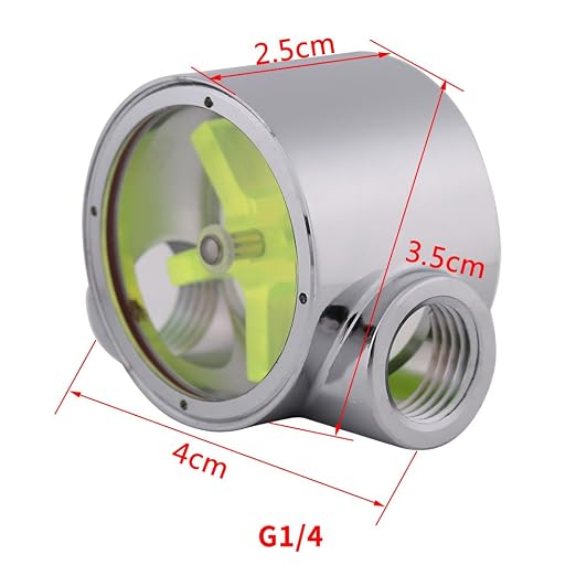 Water Indicator, Tungsten Alloy G1/4" Standard Female to Female Thread Computer - Image 2