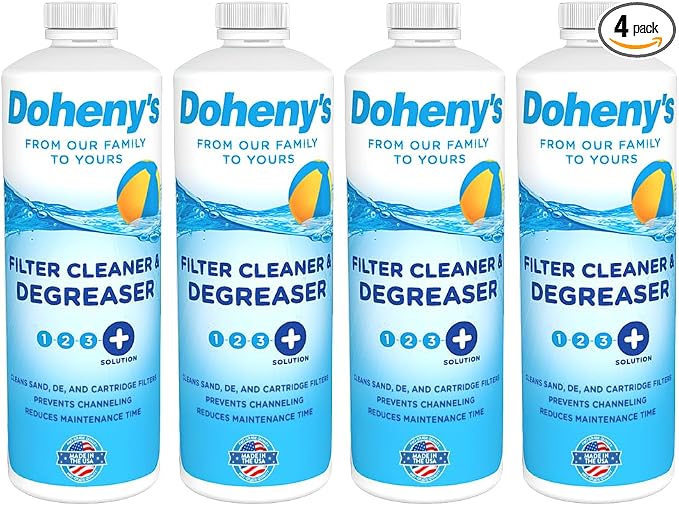 Doheny's Pool Filter Cleaner Degreaser | 100% Professional-Grade | Prevents by Dohenys