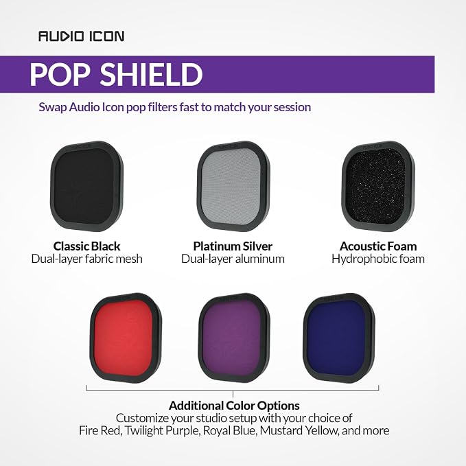 Soundbox Vocal Recording Isolation Booth | Portable Microphone Shield, Pop - Image 9
