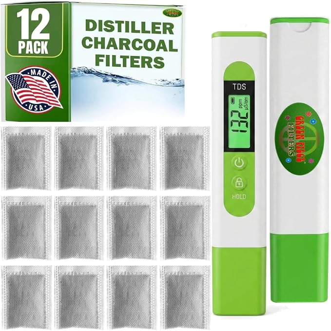 Green Piece® 12 Pack Water Distiller Filters by GreenPiece