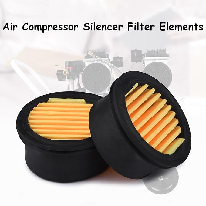 6Pcs Air Compressor Silencer Filter Elements, Air Compressor Intake Filter - Image 6