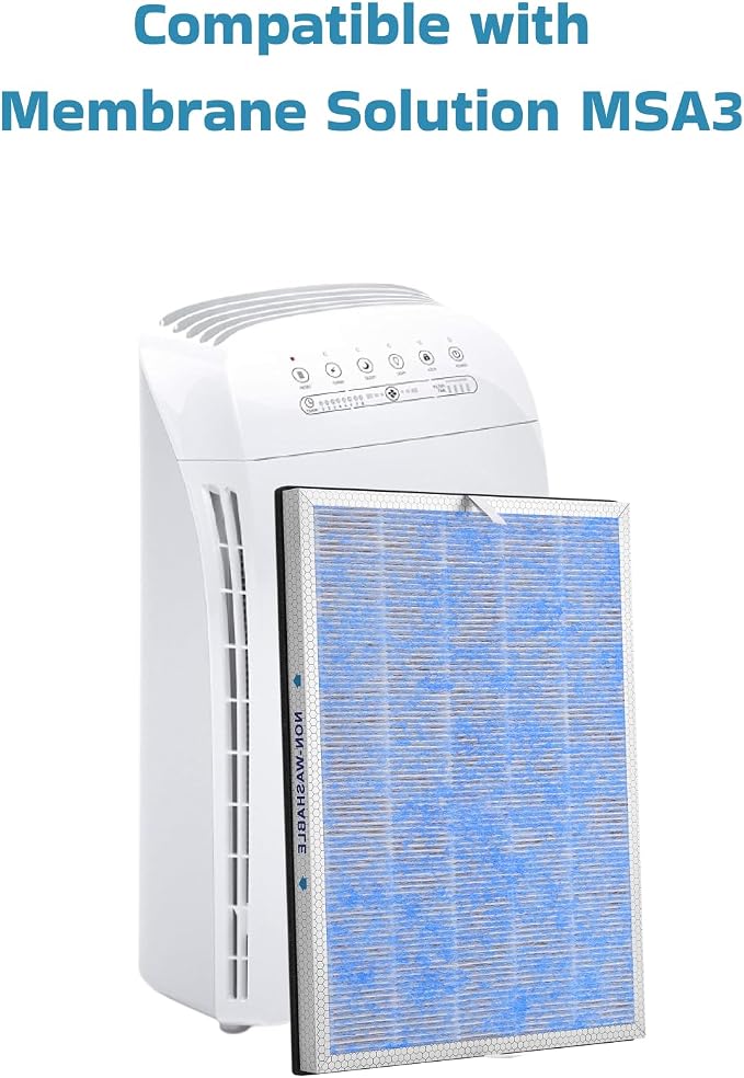 2 Pack MSA3/MSA3S True HEPA Filter Replacement Compatible - Image 2