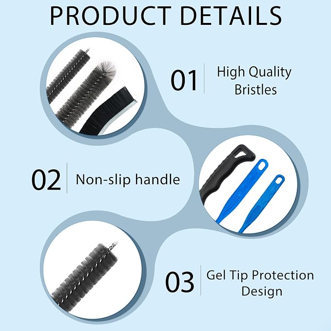 Dryer Vent Brush and Refrigerator Coil Cleaning Brush - Image 3