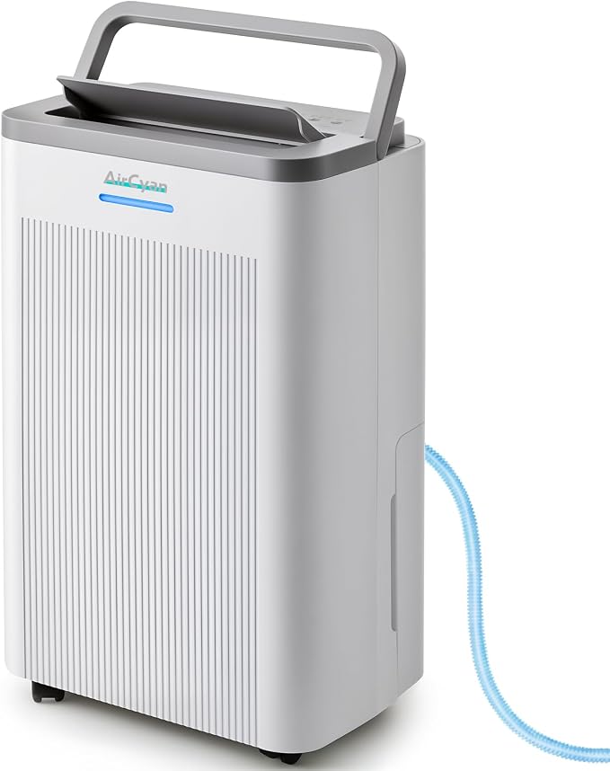 1500 Sq.Ft Dehumidifier, Max 32 Pint Quiet Dehumidifier by AirCyan