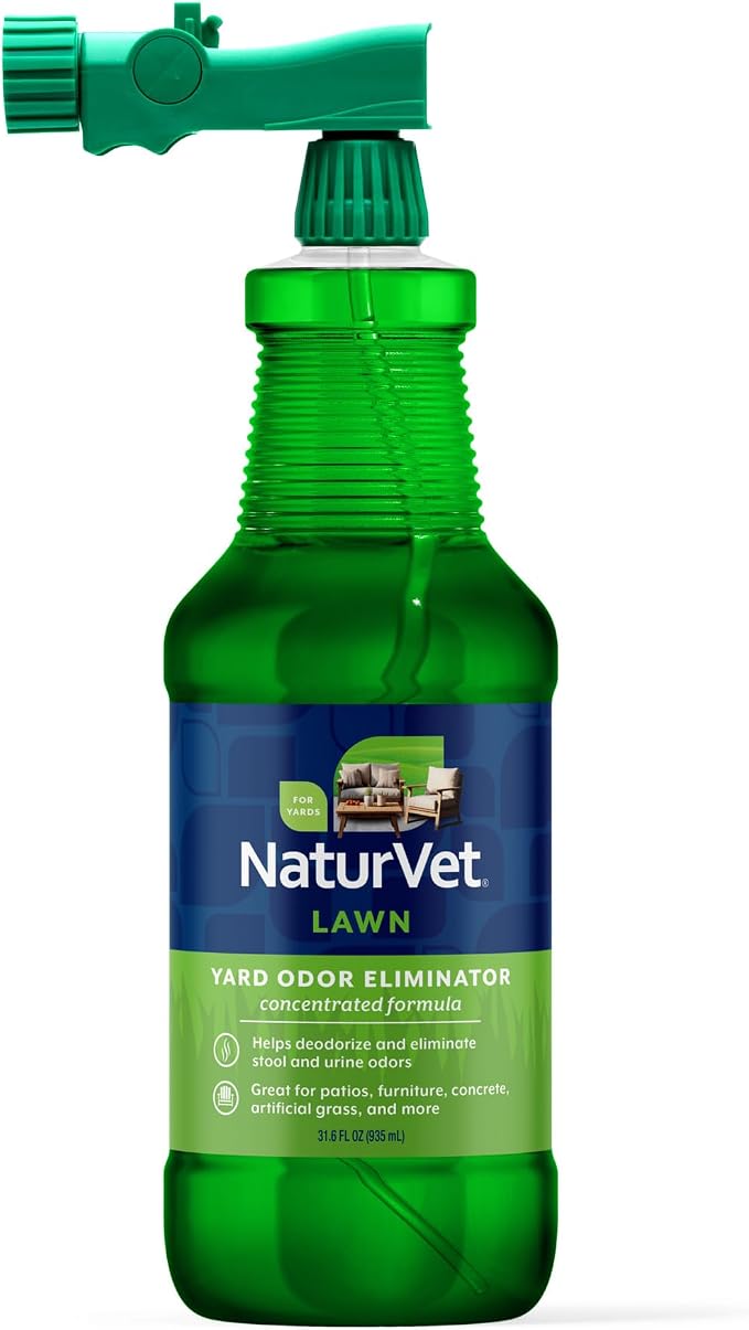 NaturVet – Yard Odor Eliminator – Eliminate Stool and Urine Odors from Lawn and by NaturVet
