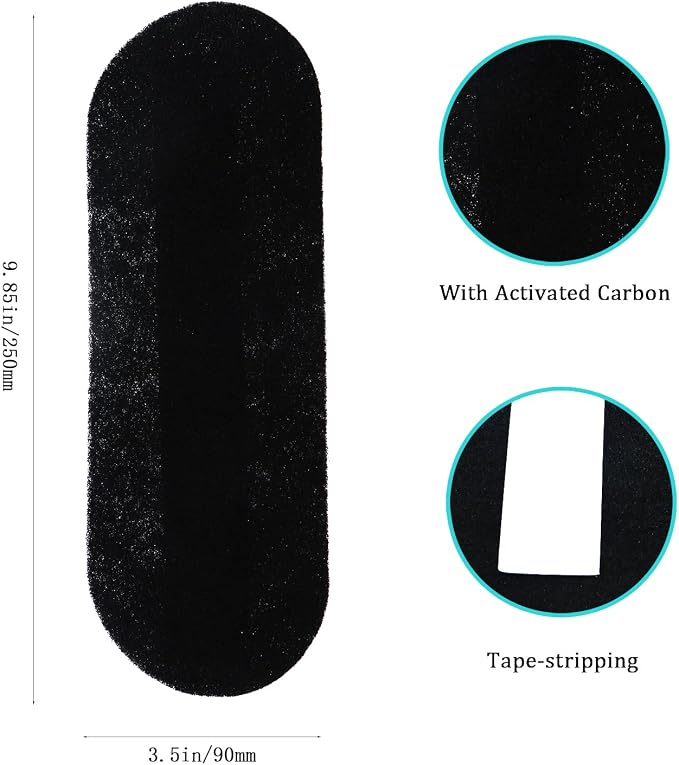 5PCS Ceiling Fan Blade Filter Activated Coconut Shell Carbon Air Filter Home - Image 2