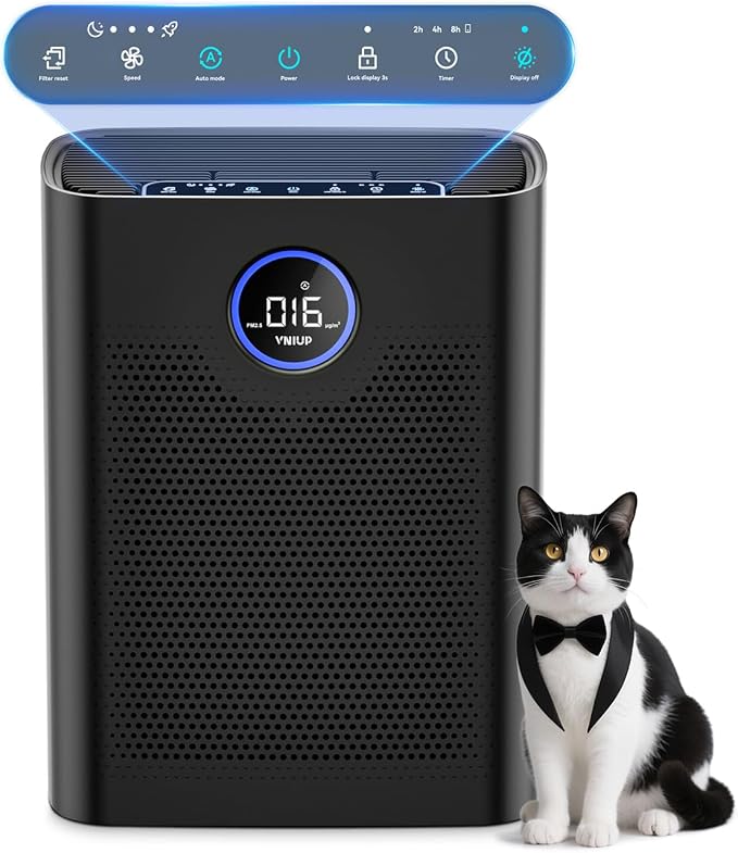 Air Purifiers for Home Large Room up to 3000 ft², VNIUP H14 True HEPA Air by VNIUP