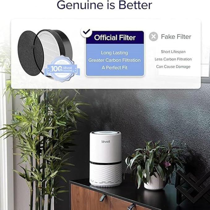 Levoit LV-H132 Air Purifier Genuine Replacement Filter, AHAM VERIFIDE, - Image 2