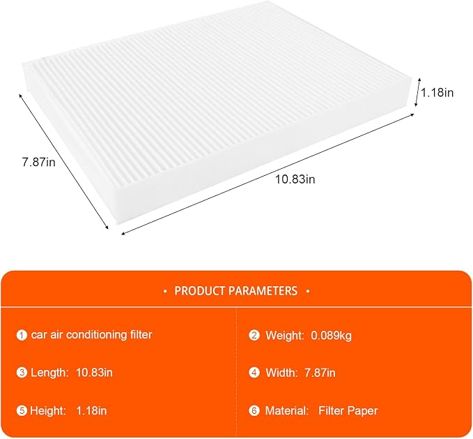 Cabin Air Filter 68071668AA Compatible - Image 5