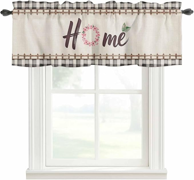 Spring Flowers Curtain Valances by Unknown