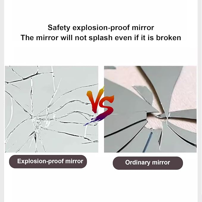 Round LED Bathroom Mirror, Wall Mounted Mirror - Image 4
