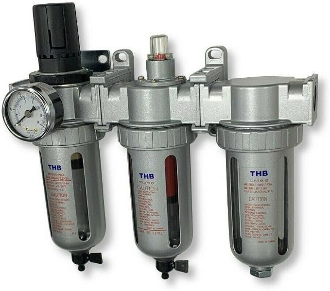 3/8" COMPRESSED AIR FILTER REGULATOR/DESICCANT DRYER/COALESCING FILTER - Image 6
