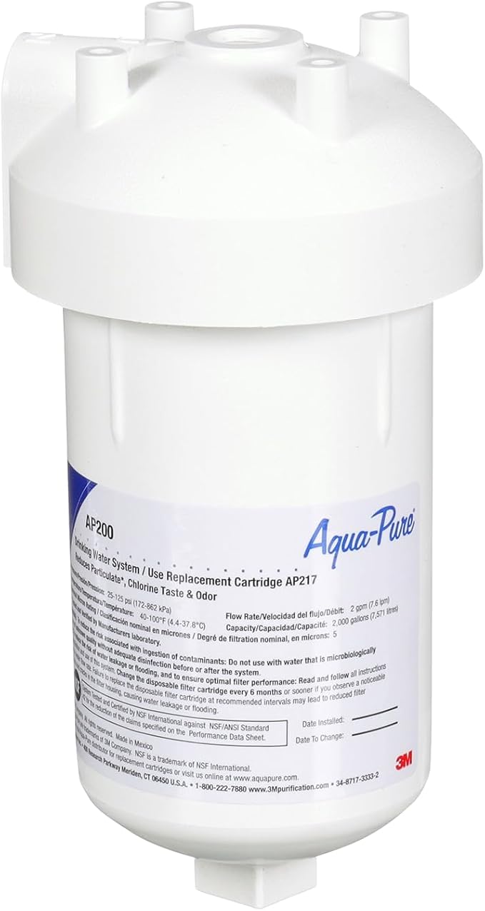 3M Aqua-Pure Under Sink Water Filter System AP200, Full Flow 1.75 Gallons per by Aqua-Pure