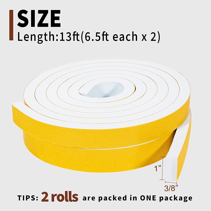 Yotache White Foam Strips Tape - Image 4