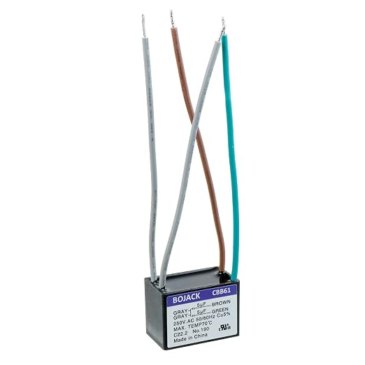 BOJACK CBB61 5uF+5uF 250V AC Ceiling Fan Starting Capacitor - Image 3