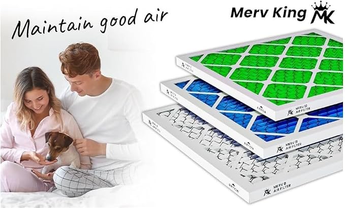 MervKing 16x20x1 Air Filter Actual Size: 15.7" x 19.7" x 0.75" MERV 13 MPR - Image 6