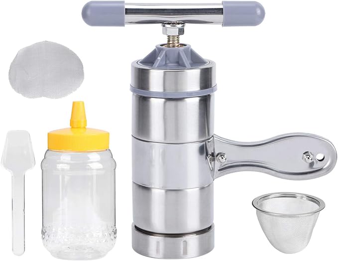 Yosoo Handheld Honey Presser, Stainless Steel Manual Honey Extractor by Yosoo