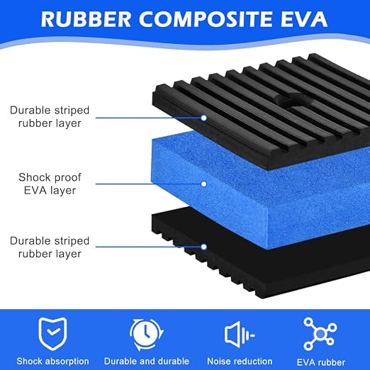 4pcs Anti Vibration Pads, Washing Machine, Conditioner - Image 2