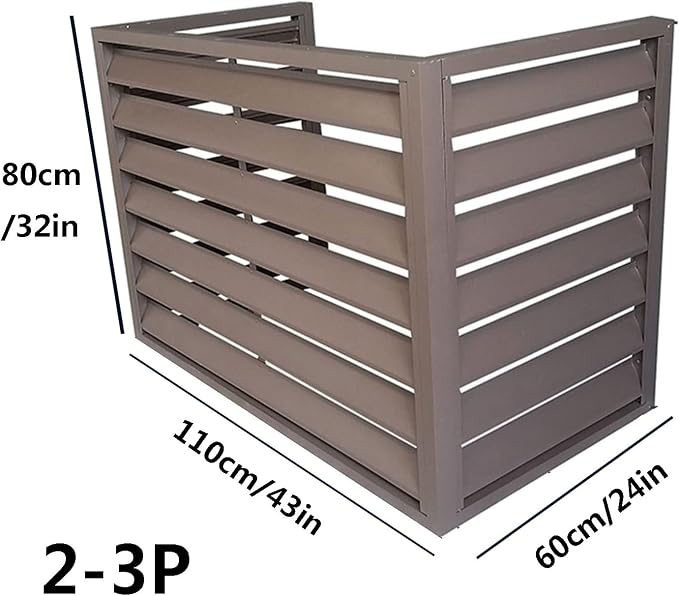 Pool pump covers for outside units, outdoor garbage can enclosures, aluminum - Image 2