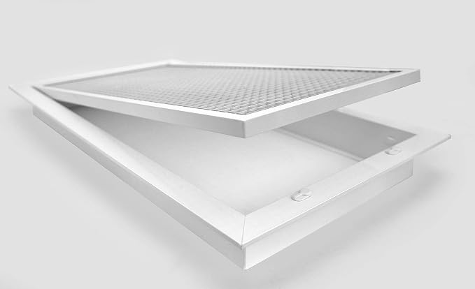 12" x 24" Cube Core Eggcrate Return Air Filter Grille - Image 4