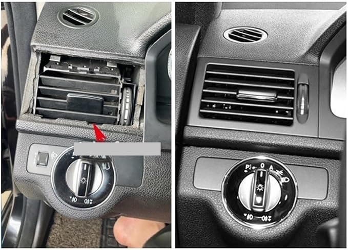 AC Grille Vent Panel Air Conditioning Vent Grille Outlet Cover Car Dash AC Air - Image 4