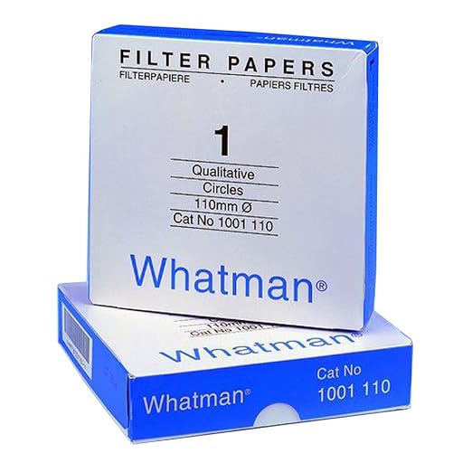 Whatman 1001-325 Quantitative Filter Paper Circles, 11 Micron, 10.5 s/100mL/sq by Whatman