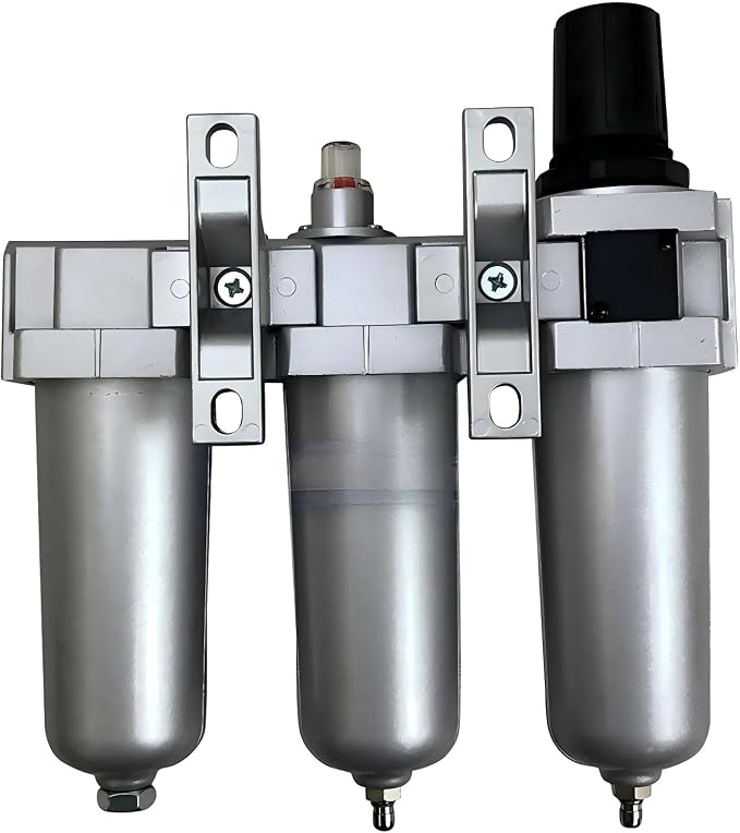 3/4" NPT Heavy Duty Compressed Air Filter Regulator Coalescing Dsiccant Dryer - Image 4